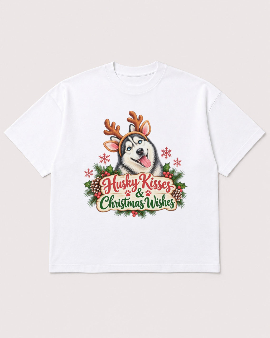 Mockup Boxy Heavyweight Tee White product