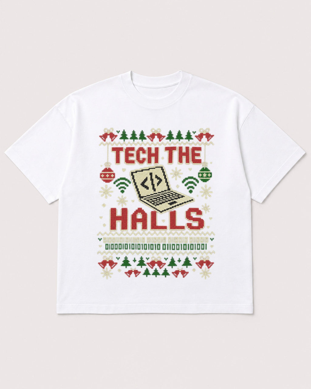 Mockup Boxy Heavyweight Tee White product