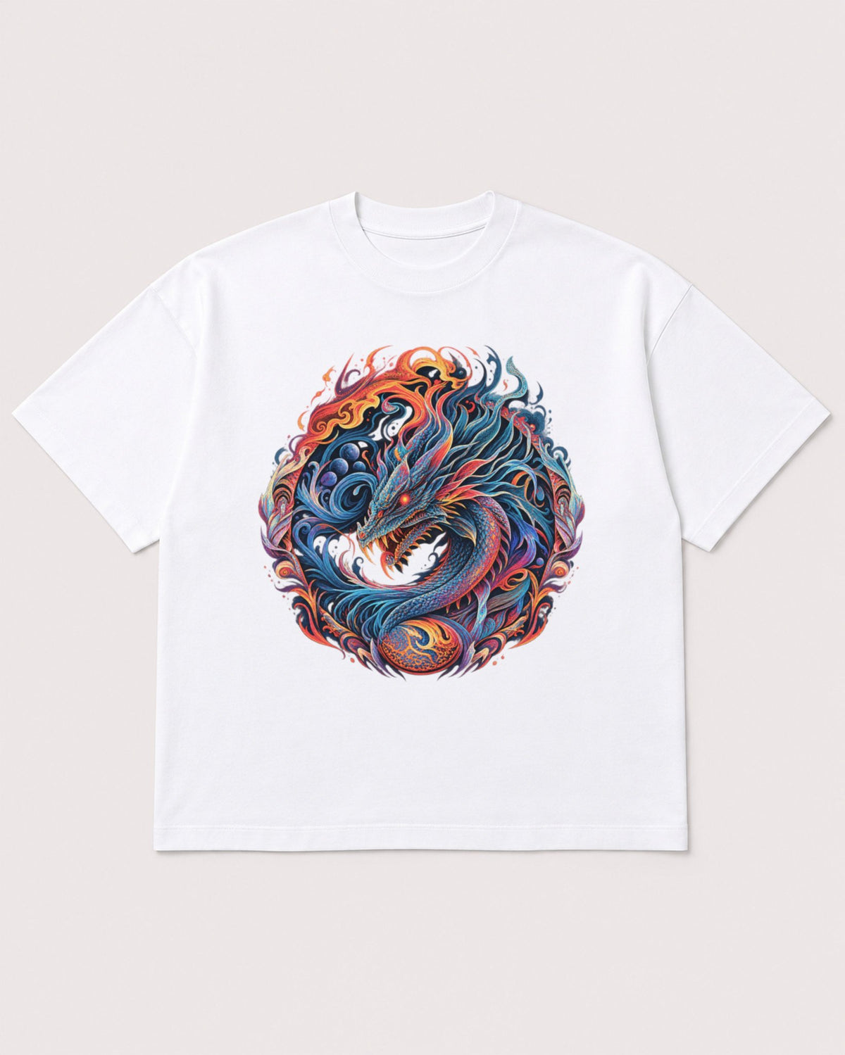 Mockup Boxy Heavyweight Tee White product