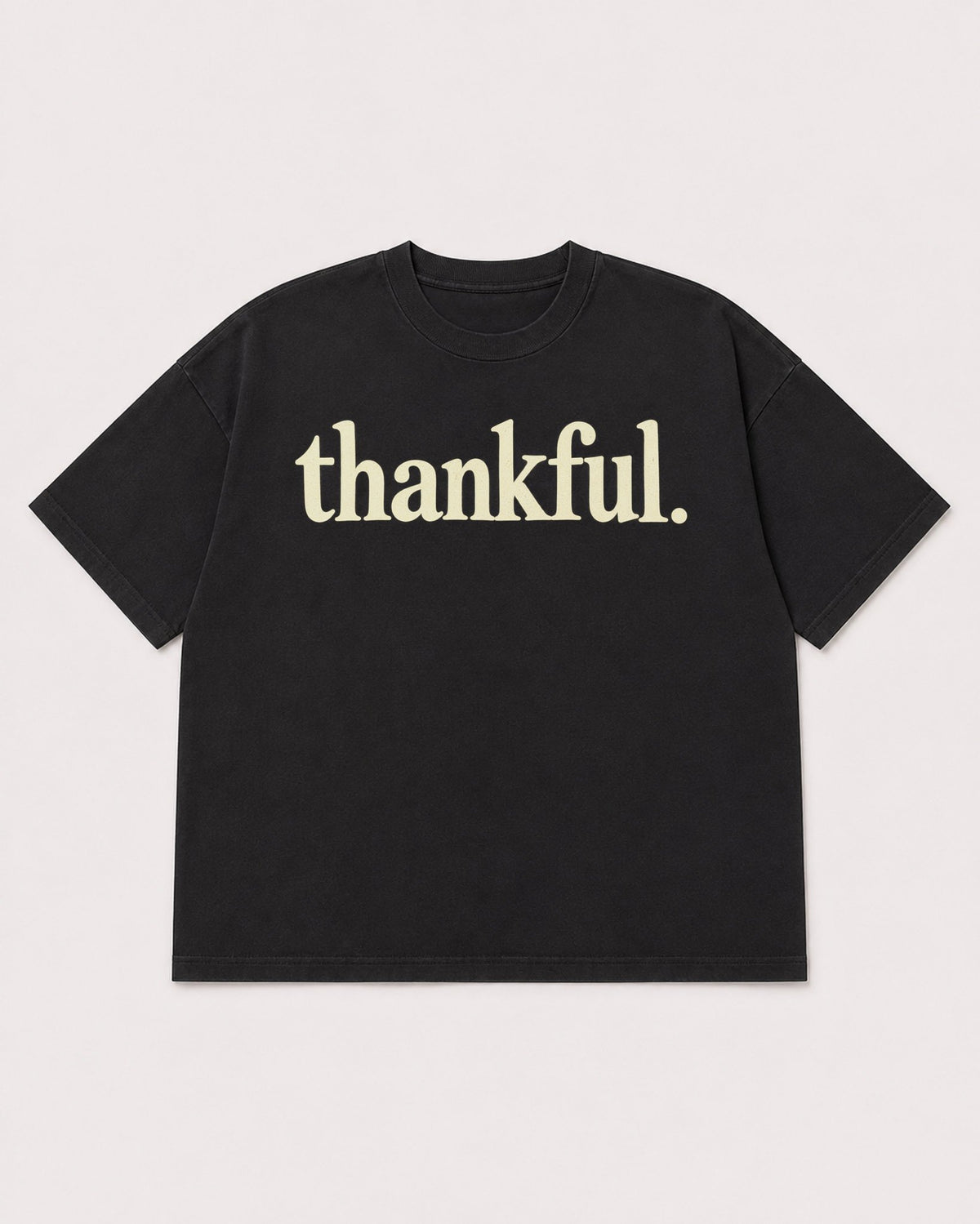 Mockup Boxy Heavyweight Tee Black product