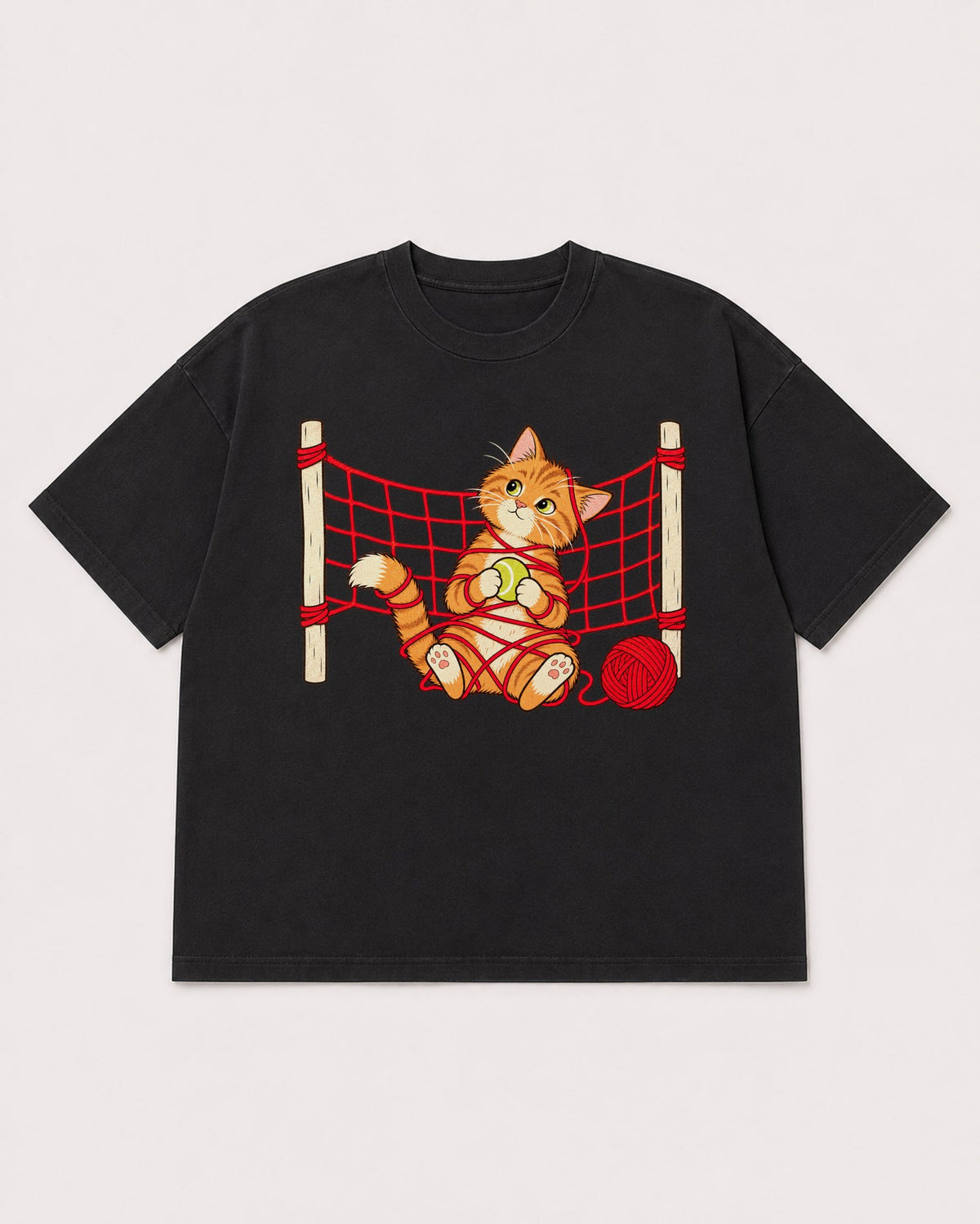 Mockup Boxy Heavyweight Tee Black product