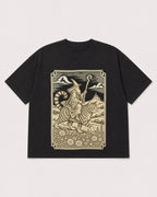 Mockup Boxy Heavyweight Tee Black product