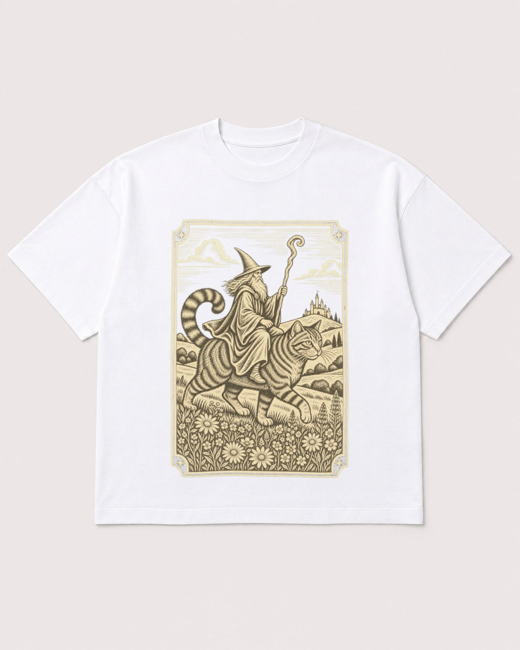 Mockup Boxy Heavyweight Tee White product