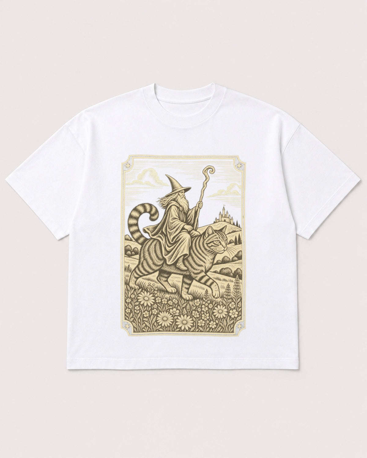 Mockup Boxy Heavyweight Tee White product