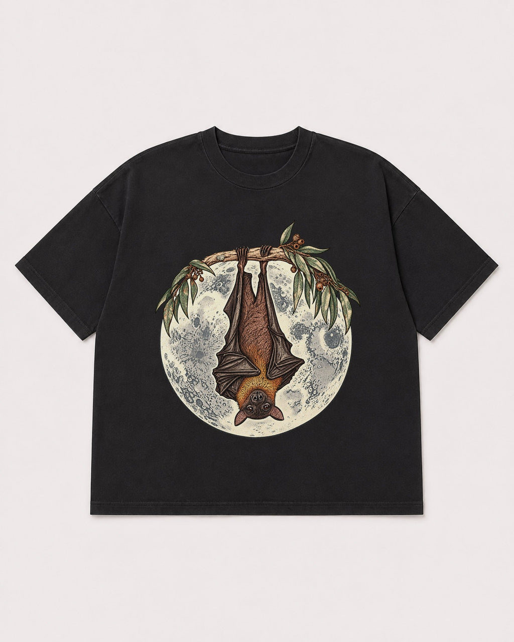 Mockup Boxy Heavyweight Tee Black product