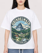 Mockup Boxy Heavyweight Tee White female close-up 01