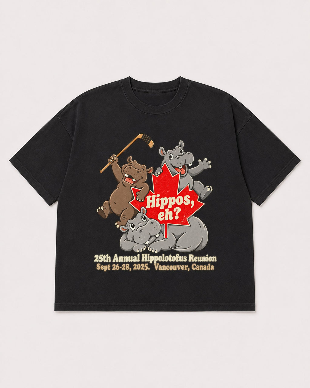 Mockup Boxy Heavyweight Tee Black product