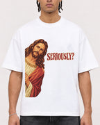 Mockup Boxy Heavyweight Tee White male close-up 40