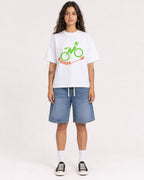 Mockup Boxy Heavyweight Tee White female full-body 06