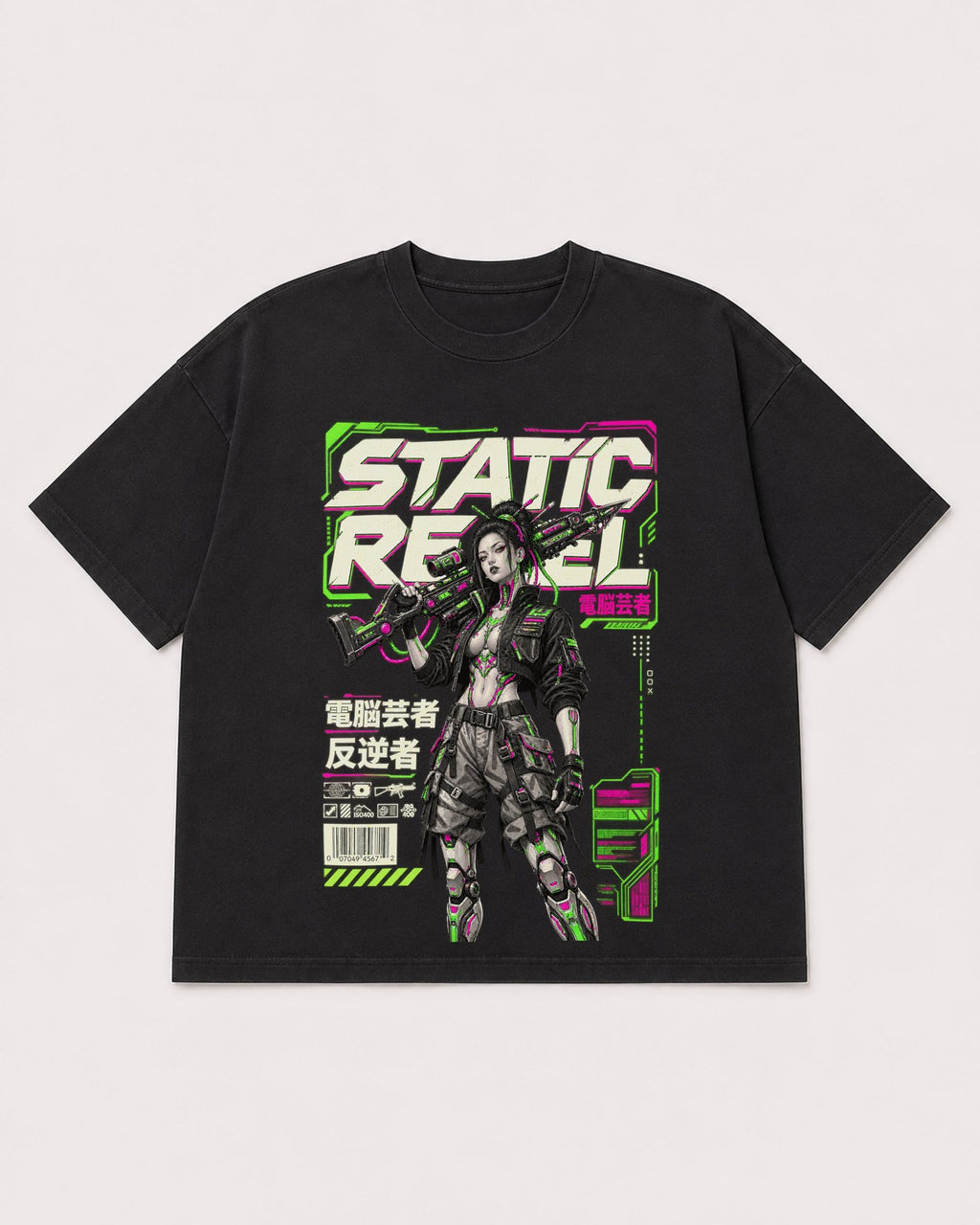 Mockup Boxy Heavyweight Tee Black product