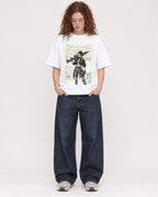 Mockup Boxy Heavyweight Tee White female full-body 09