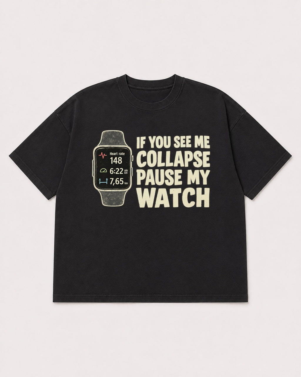 Mockup Boxy Heavyweight Tee Black product