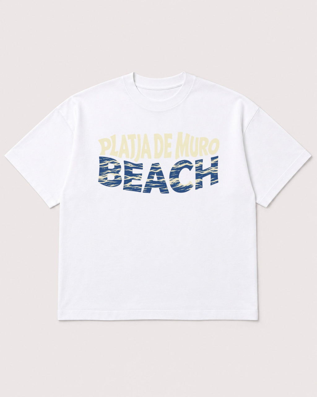 Mockup Boxy Heavyweight Tee White product