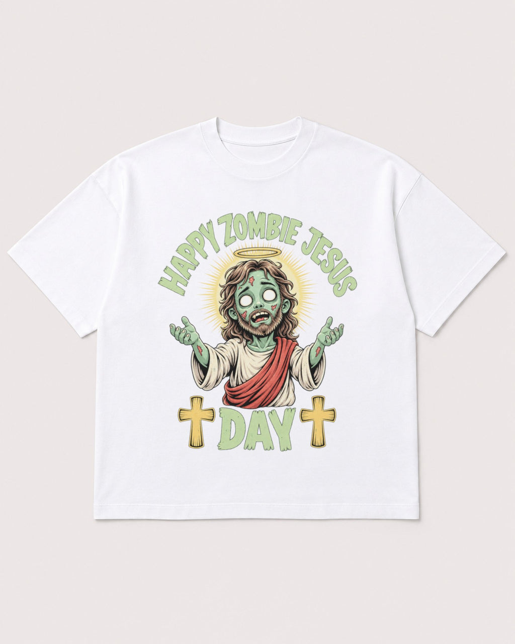 Mockup Boxy Heavyweight Tee White product
