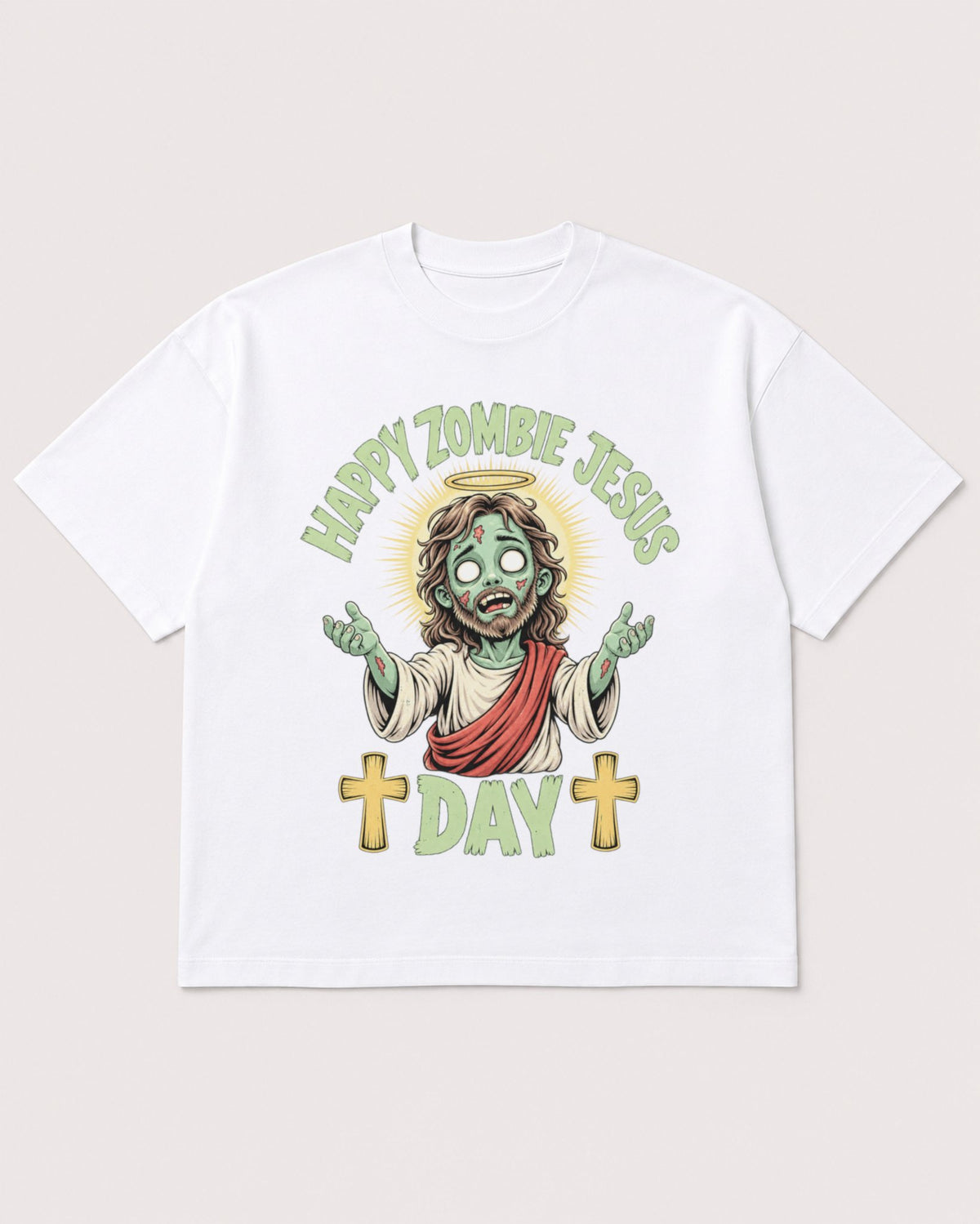 Mockup Boxy Heavyweight Tee White product