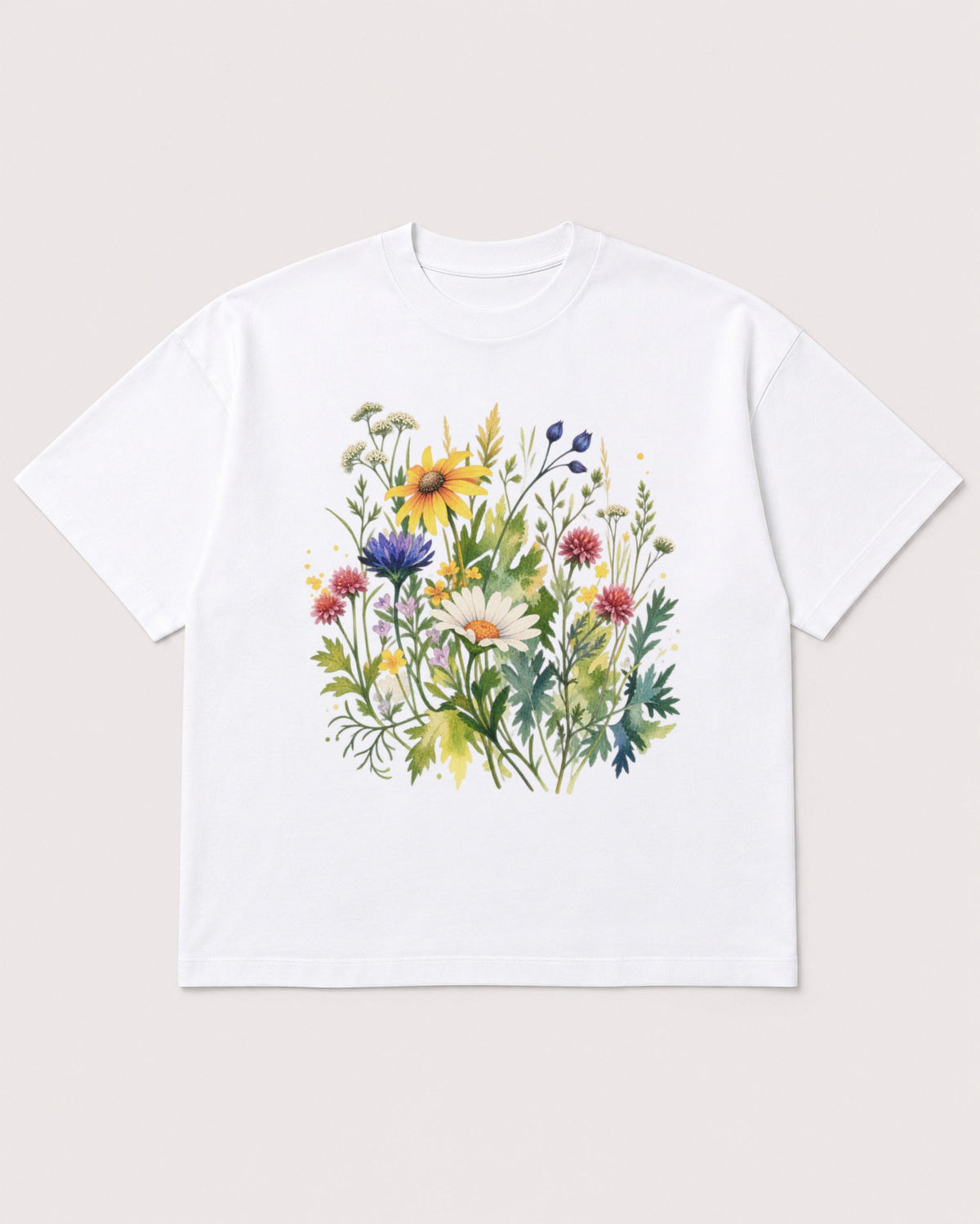 Mockup Boxy Heavyweight Tee White product