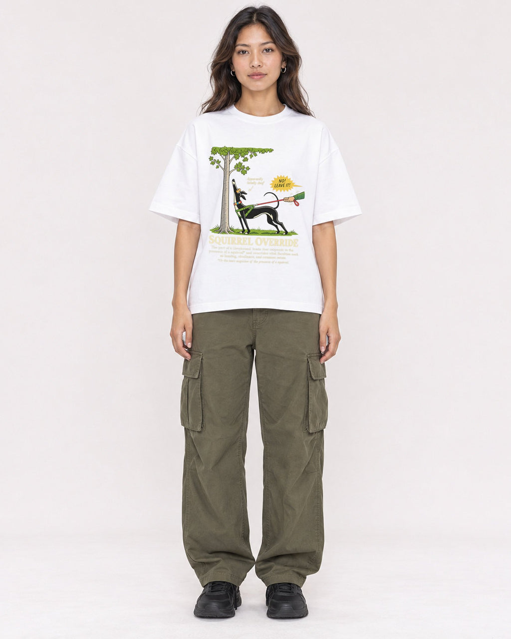 Mockup Boxy Heavyweight Tee White female full-body 02