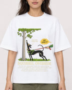 Mockup Boxy Heavyweight Tee White female close-up 02