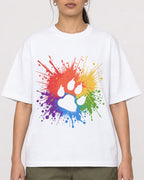 Mockup Boxy Heavyweight Tee White female close-up 47