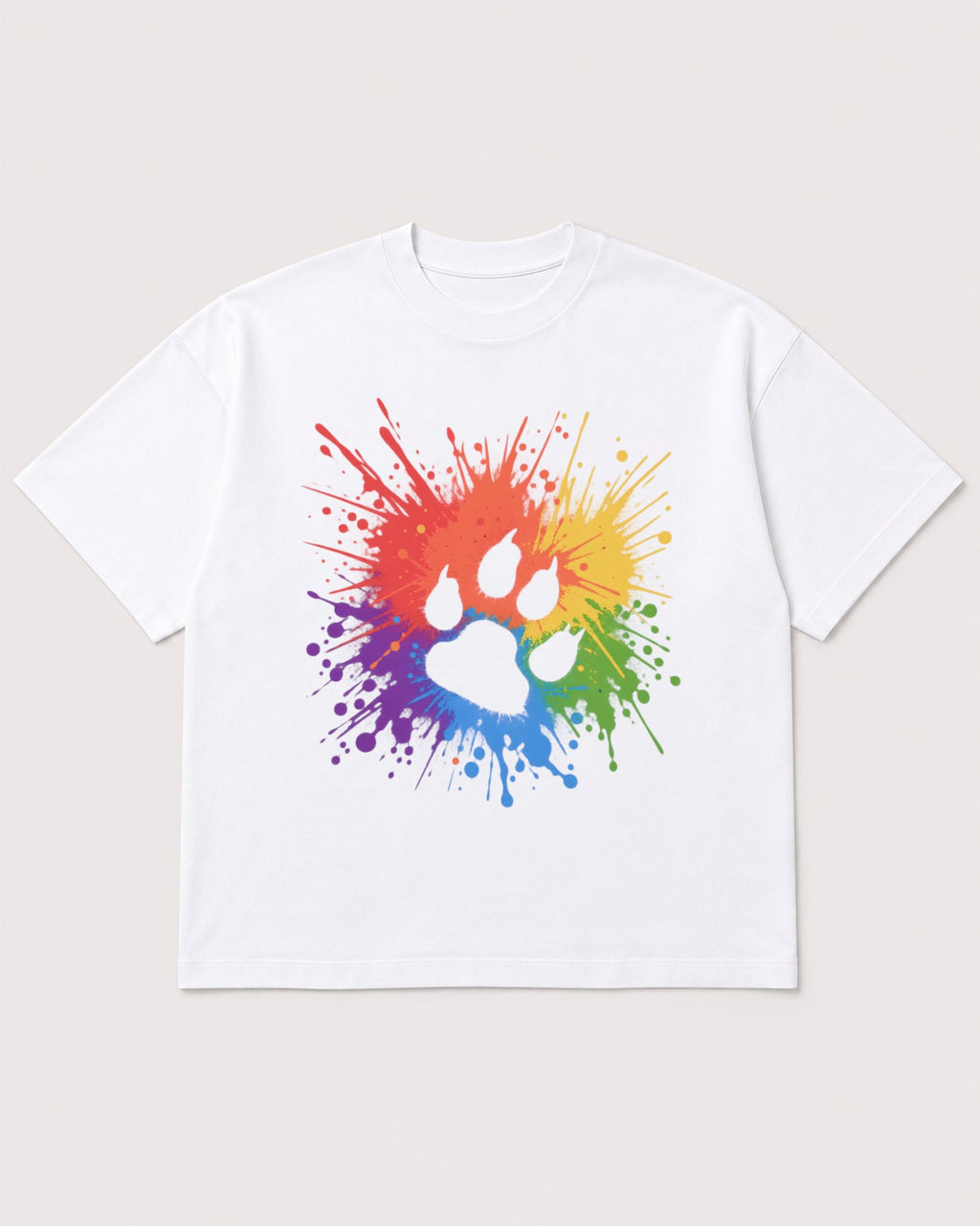Mockup Boxy Heavyweight Tee White product