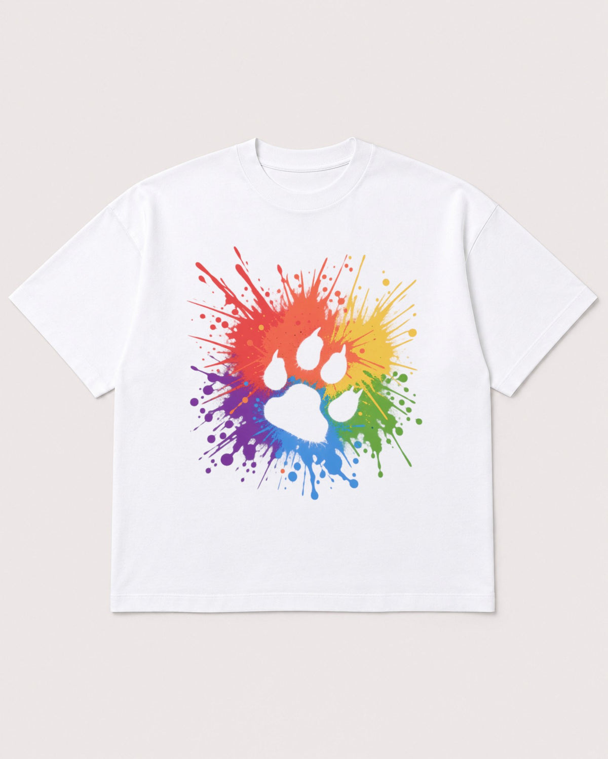 Mockup Boxy Heavyweight Tee White product