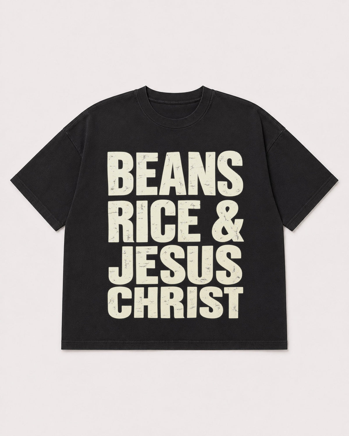 Mockup Boxy Heavyweight Tee Black product