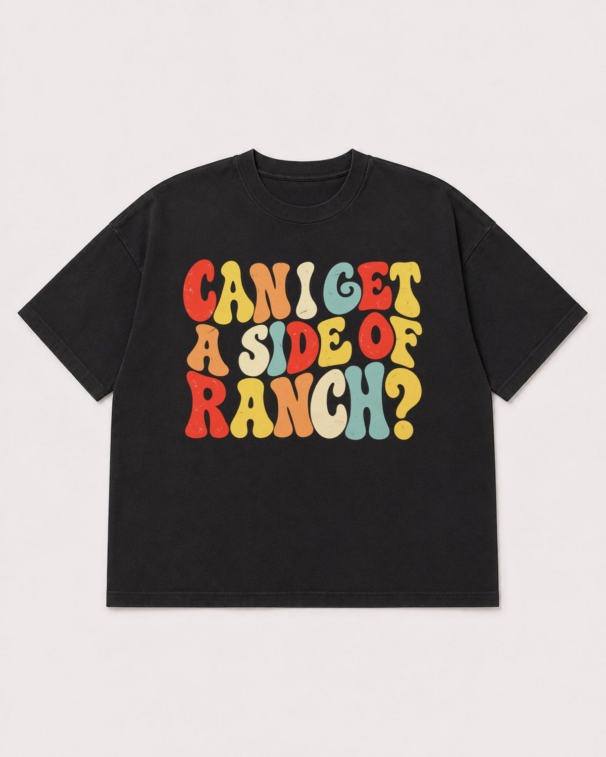 Mockup Boxy Heavyweight Tee Black product