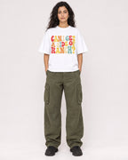 Mockup Boxy Heavyweight Tee White female full-body 07