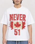 Mockup Boxy Heavyweight Tee White male close-up 03