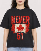 Mockup Boxy Heavyweight Tee Black female close-up 03