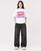 Mockup Boxy Heavyweight Tee White female full-body 03