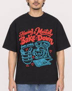 Mockup Boxy Heavyweight Tee Black male close-up 02