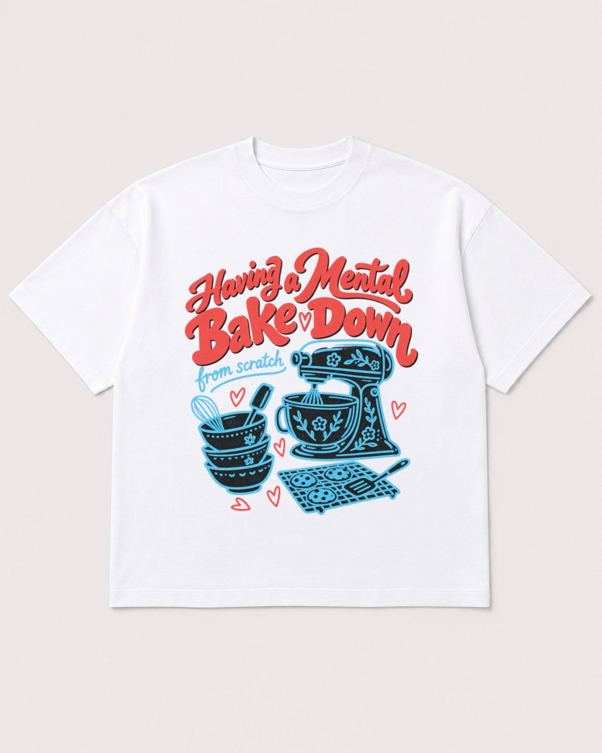 Mockup Boxy Heavyweight Tee White product