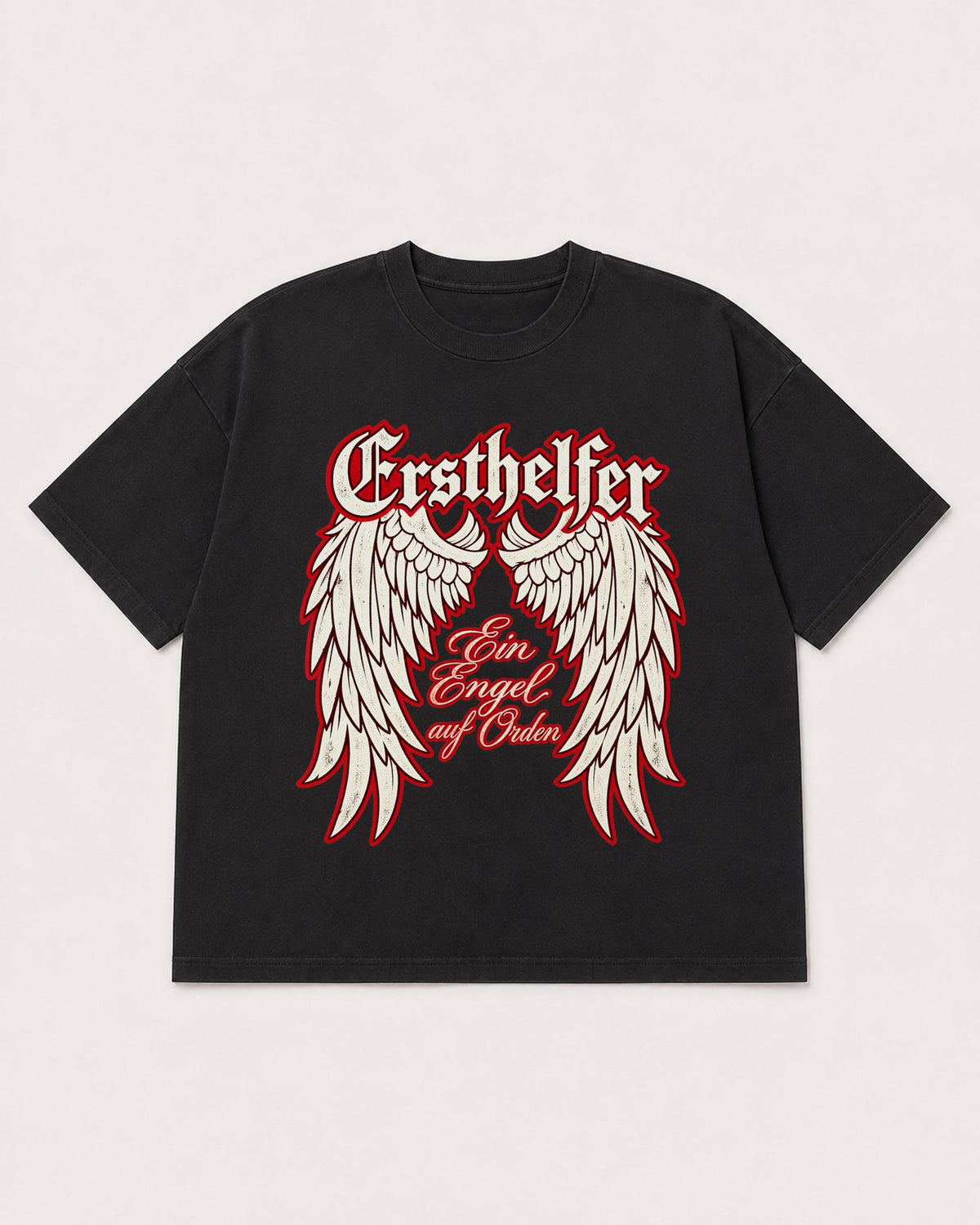 Mockup Boxy Heavyweight Tee Black product