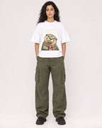 Mockup Boxy Heavyweight Tee White female full-body 07