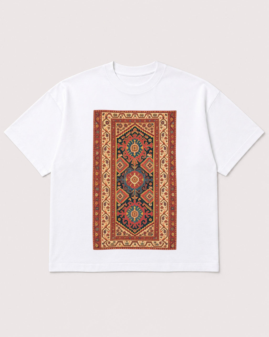 Mockup Boxy Heavyweight Tee White product