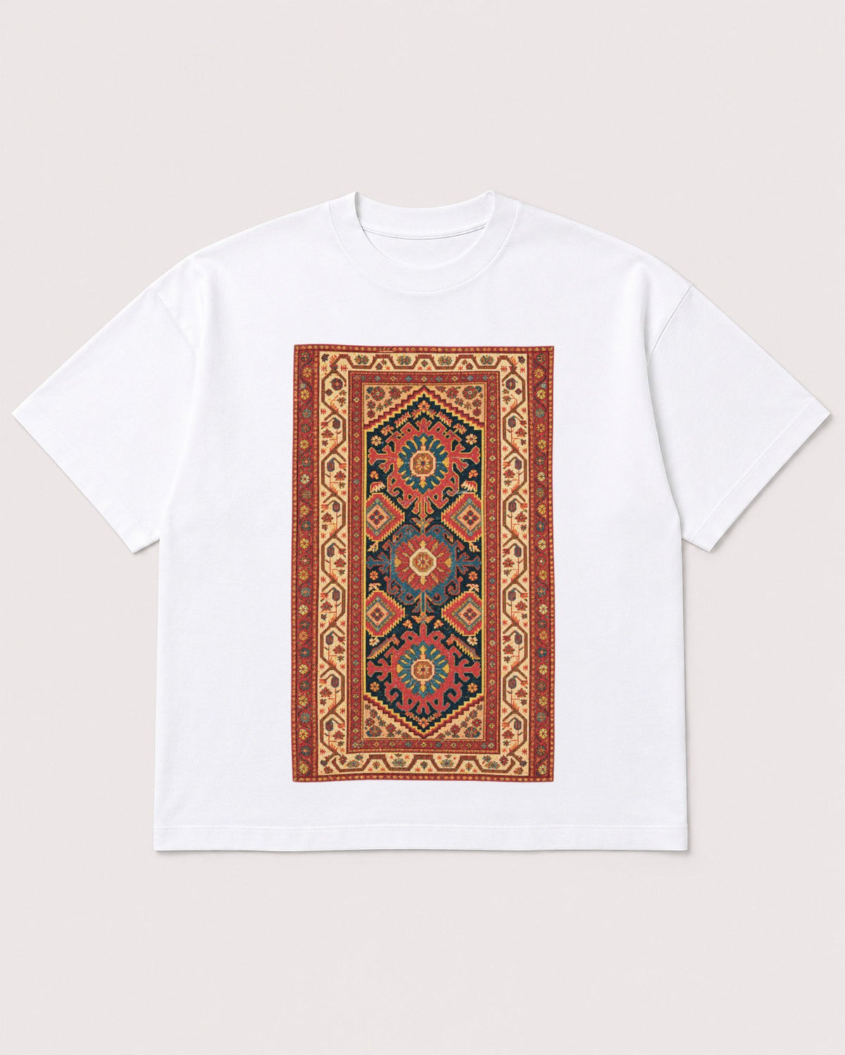 Mockup Boxy Heavyweight Tee White product
