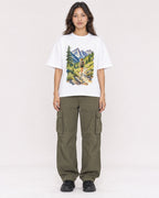 Mockup Boxy Heavyweight Tee White female full-body 02