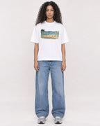 Mockup Boxy Heavyweight Tee White female full-body 10