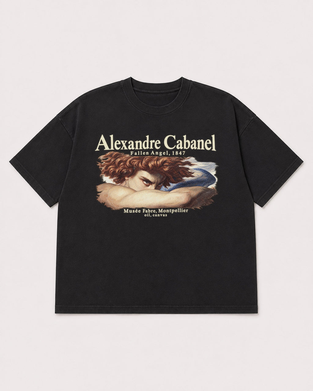 Mockup Boxy Heavyweight Tee Black product