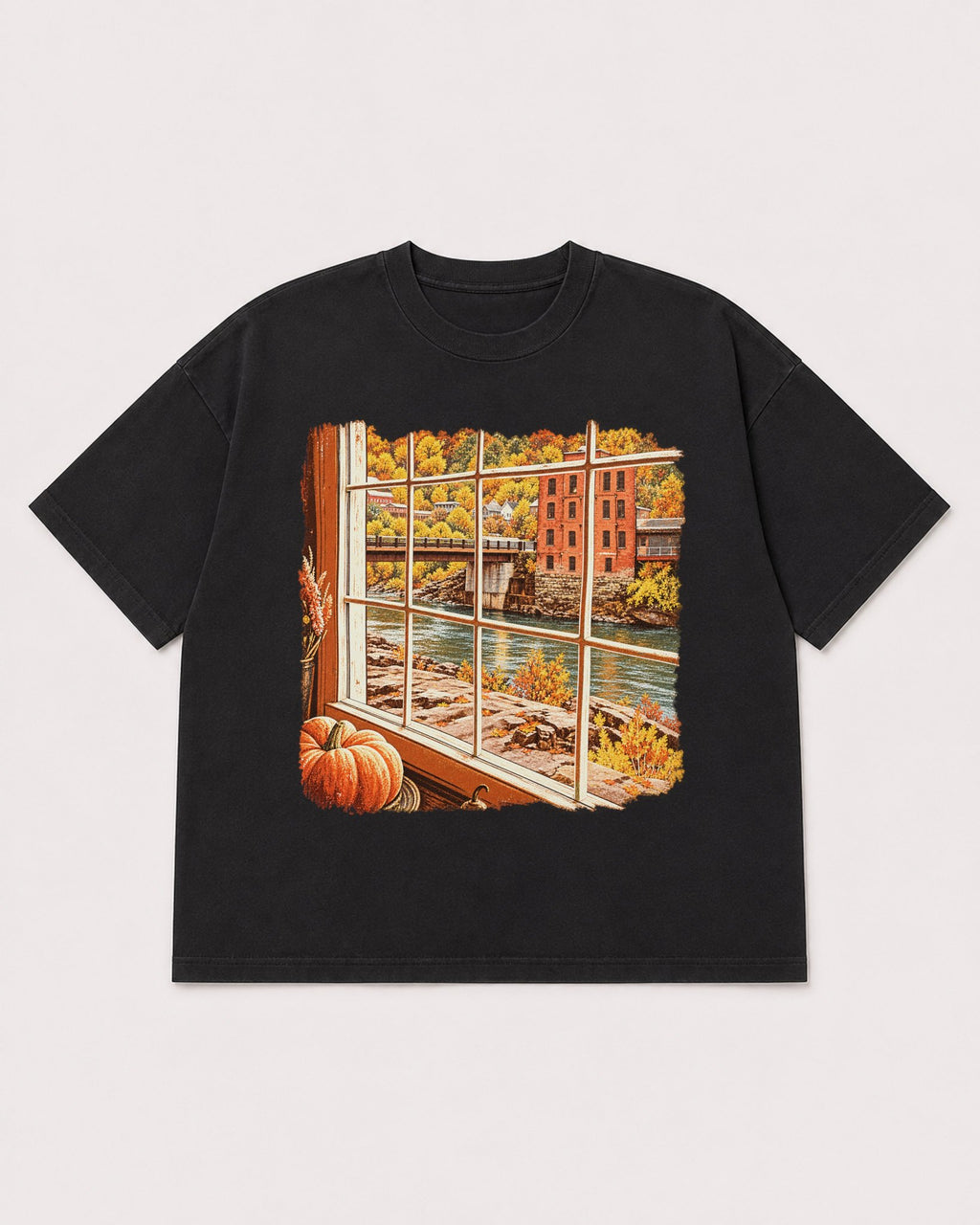 Mockup Boxy Heavyweight Tee Black product