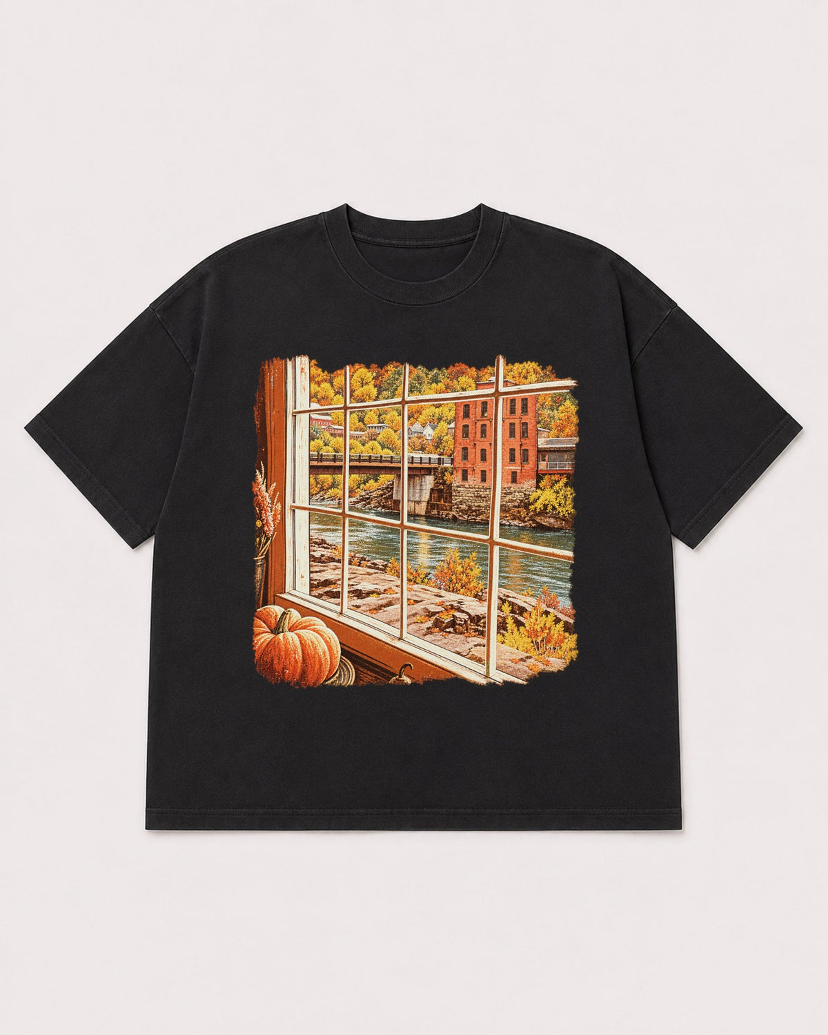 Mockup Boxy Heavyweight Tee Black product