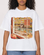 Mockup Boxy Heavyweight Tee White female close-up 05