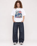 Mockup Boxy Heavyweight Tee White female full-body 09