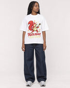 Mockup Boxy Heavyweight Tee White female full-body 04