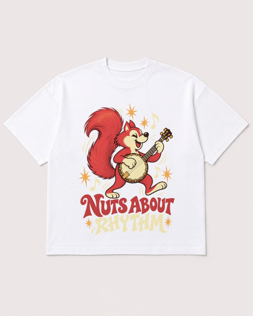 Mockup Boxy Heavyweight Tee White product