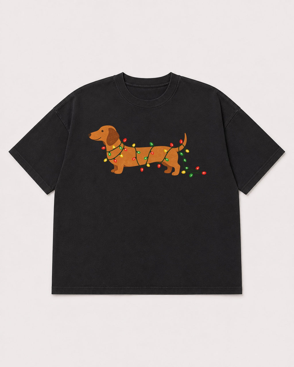 Mockup Boxy Heavyweight Tee Black product
