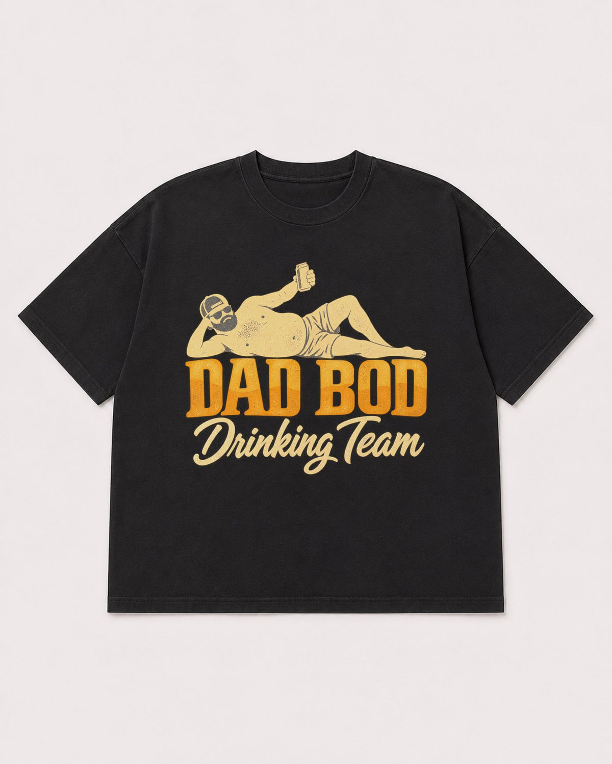 Mockup Boxy Heavyweight Tee Black product