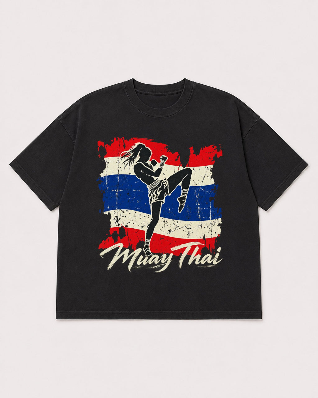 Mockup Boxy Heavyweight Tee Black product