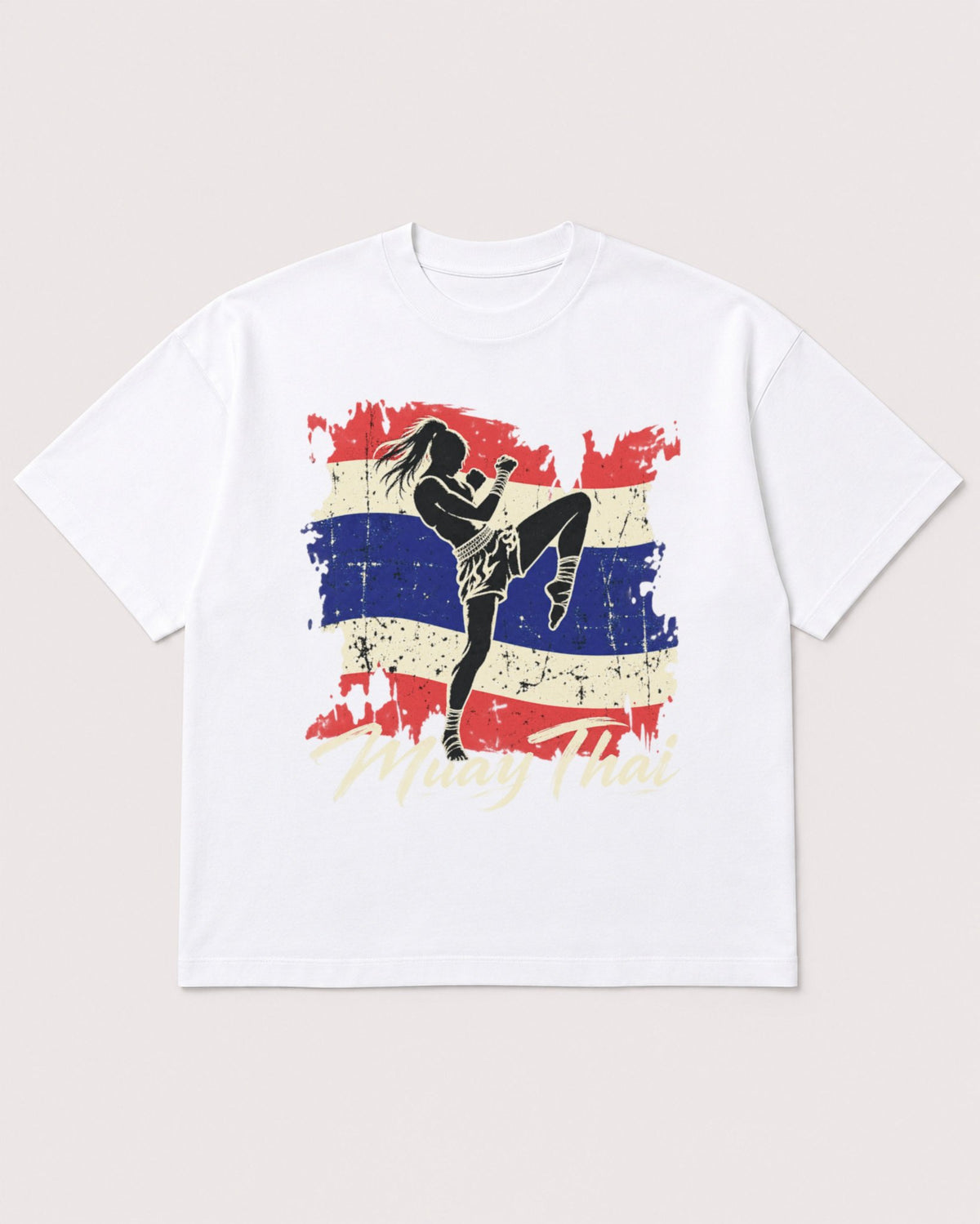 Mockup Boxy Heavyweight Tee White product